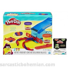 Play-Doh Fun Factory Set Bundle with Bonus Glow In The Dark 2oz B07BNXH7D2